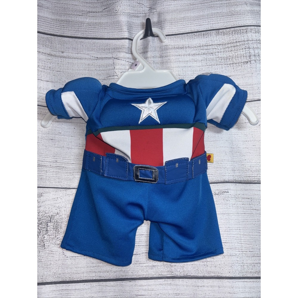 5/$20! Build a Bear Marvel‎ Avengers Captain America Costume Puffy Chest And Arm